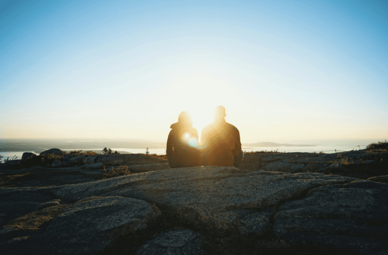 Man and woman viewing a lake How Quitting Porn Helped My Marriage